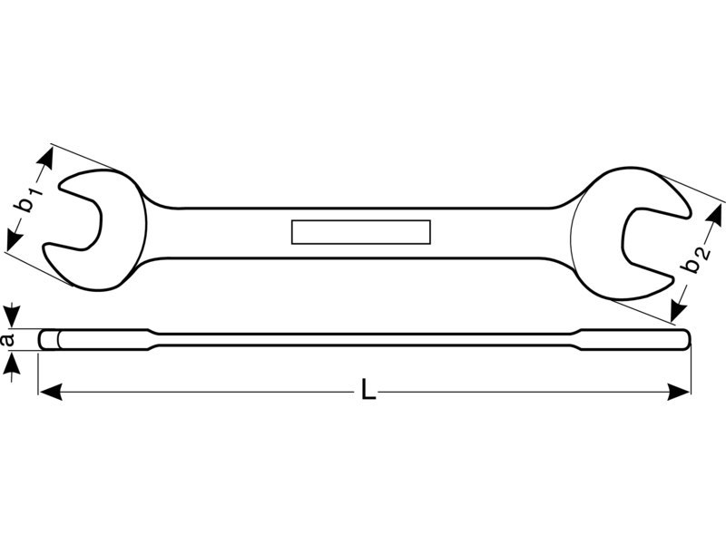 BAHCO Doppelmaulschlüssel Produktbild img3 L