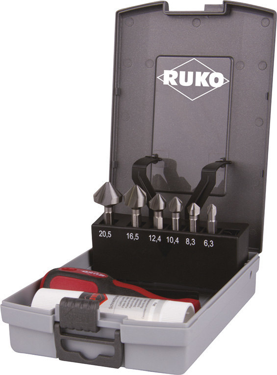 RUKO Kegels.-bit HSS 90G lang 1/4 Zoll 90G in Rosekassette Produktbild img1 L