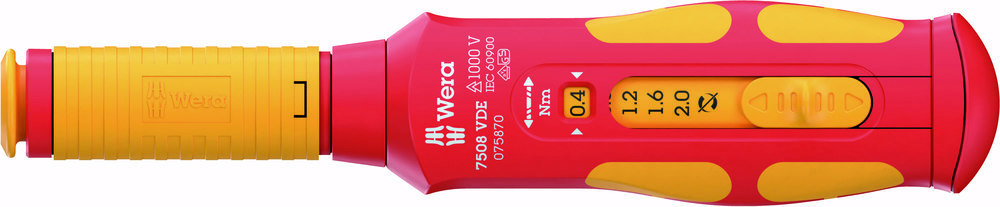 Wera Drehmomentschraubendreher 0,4-2Nm Safe-Torque Speed VDE Produktbild img1 L