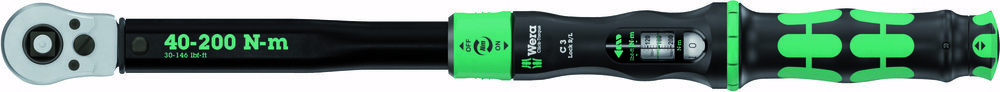 Wera Drehmomentschlüssel Click-Torque Lock C3 R/L 40-200Nm Produktbild img1 L