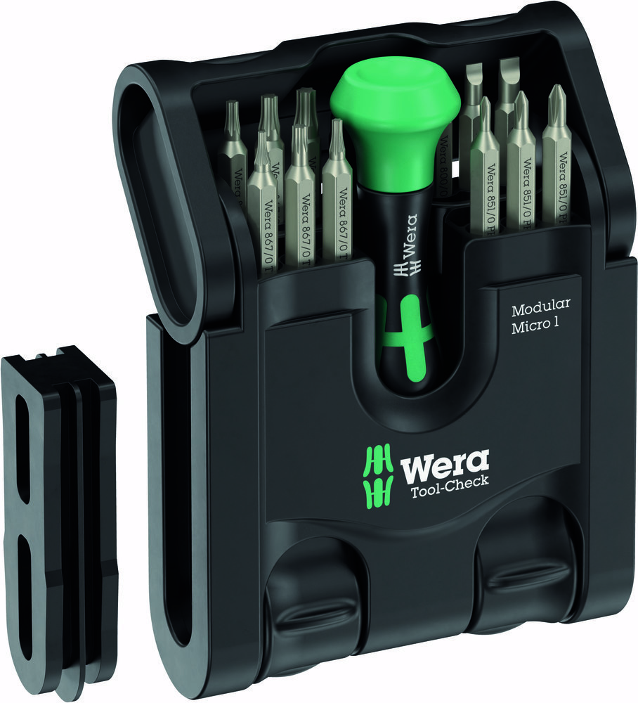 Wera Micro-Schraubendrehersatz 22-teilig Tool-Check Modular Micro 1 Produktbild img1 L