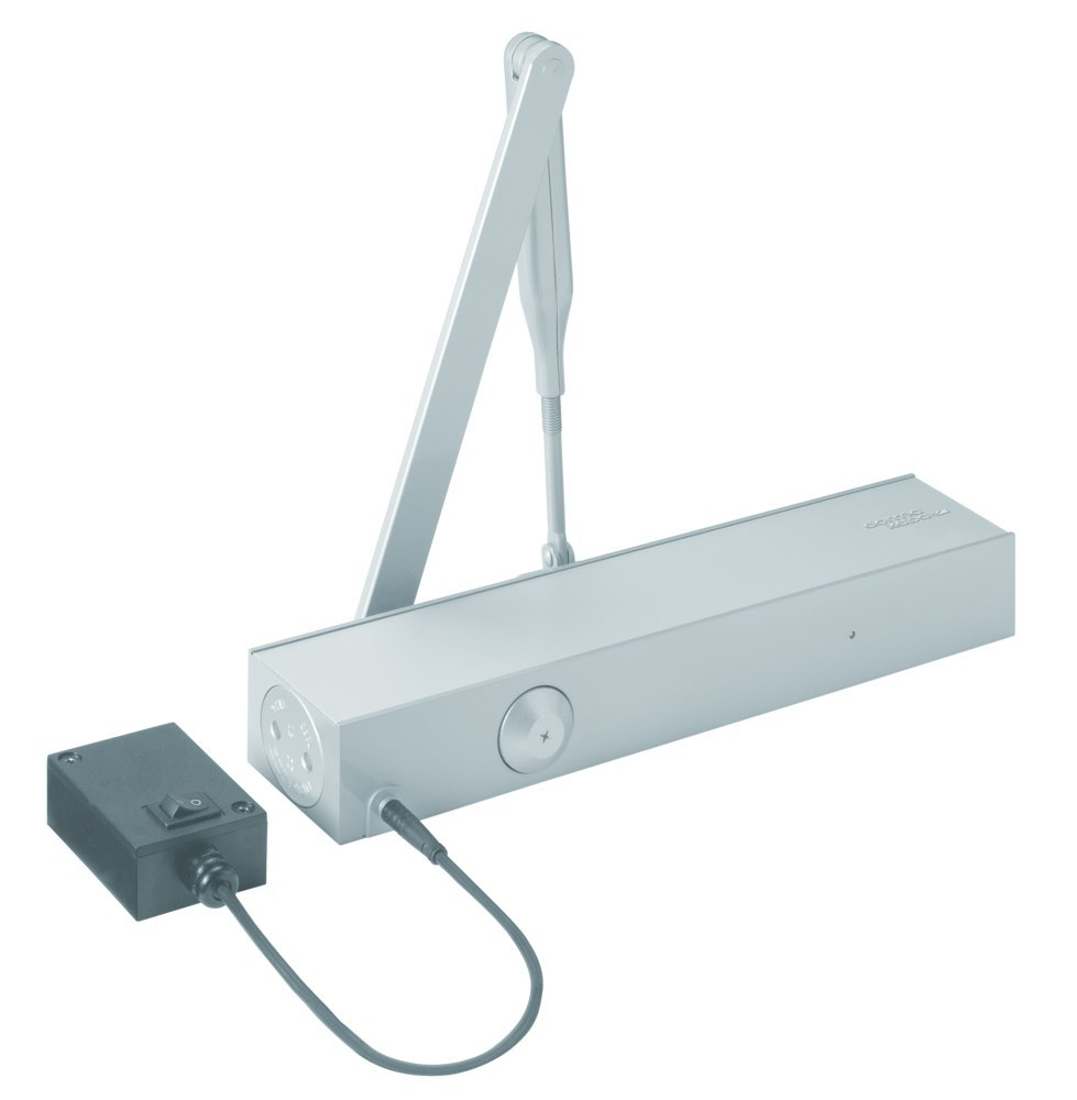 dormakaba Türschließer TS 73 EMF,EN 5,o. Gestänge,RAL 9006,VD,24V Produktbild img2 L