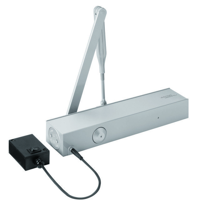 dormakaba Türschließer TS 73 EMF,EN 5,o. Gestänge,RAL 9006,VD,24V Produktbild img3 L