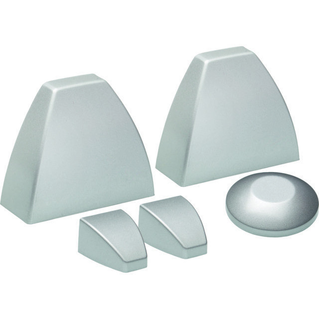 dormakaba Endkappen-Set TS 90 Impulse, Aluminium Produktbild img1 L