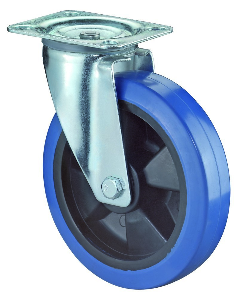 BS ROLLEN Transp.geräte-Lenkrolle,Rad Ø 125mm, LS400, 140kg, stahl verzinkt Produktbild img1 L