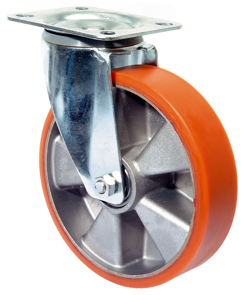 BS ROLLEN Transp.geräte-Lenkrolle,Rad Ø 125mm, LS400, 200kg, stahl verzinkt Produktbild img1 L