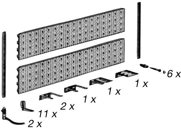 ELEMENT SYSTEM Heimwerkerdepot weiss Grundeinheit kpl. Produktbild img1 L