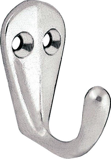 Wilesco SCHROEDER, Handtuchhaken 2-Loch, Befestigung links rechts, Aluminium Produktbild img1 L