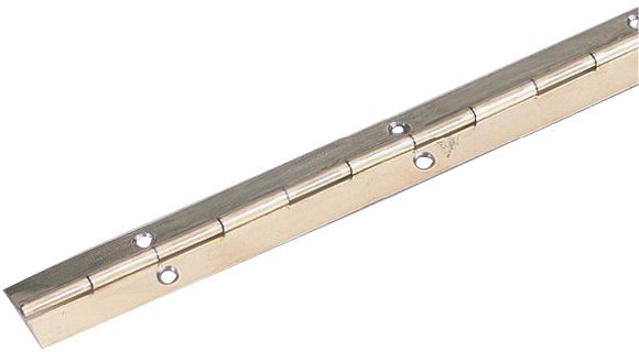 Pickhardt & Gerlach Möbel-Stangenscharnier,B 32mm,L 35000mm, Stahl messingfarben vermessingt Produktbild img1 L