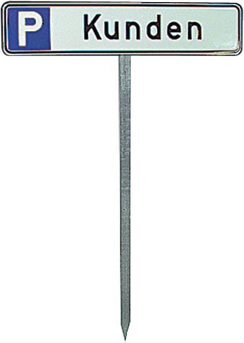SafetyMarking Einschlagpfahl 750mm für Parkplatzschilder Produktbild img1 L