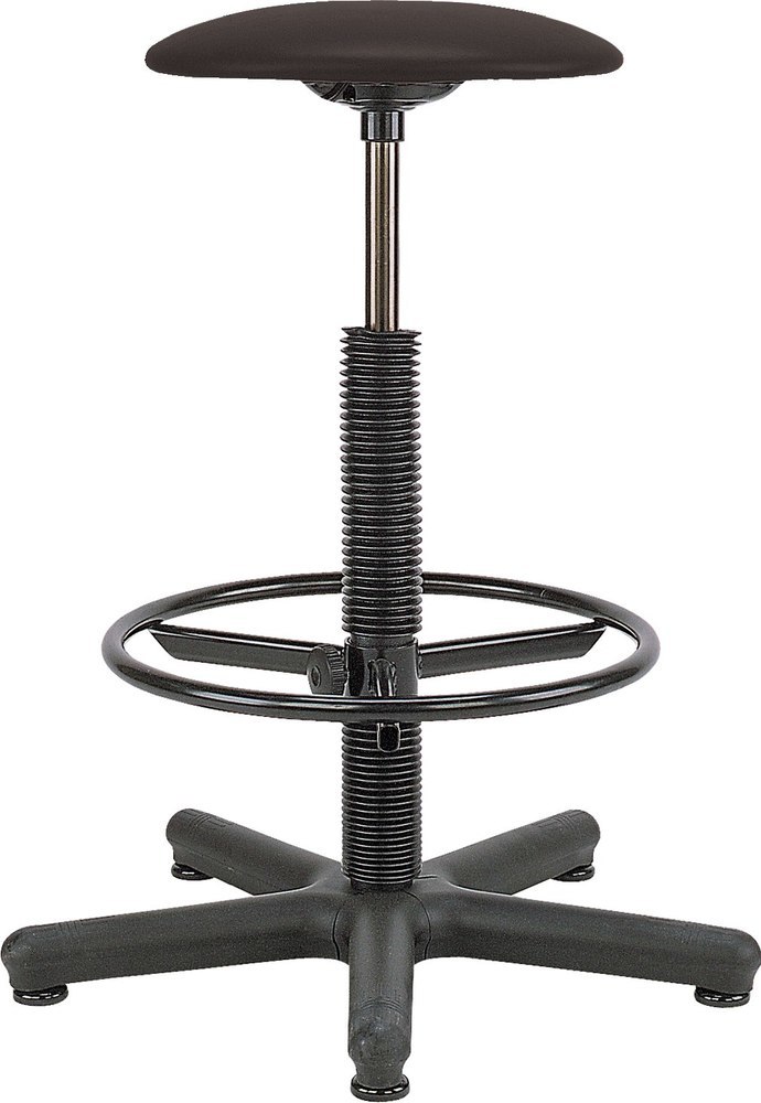 Neutral Hocker Goliat + Ring K.-leder schwarz Produktbild img1 L