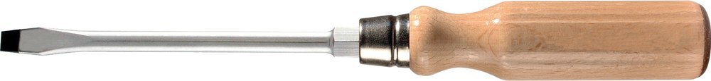 fortis Schraubendreher, Schlitz, Holzgriff Produktbild img1 L