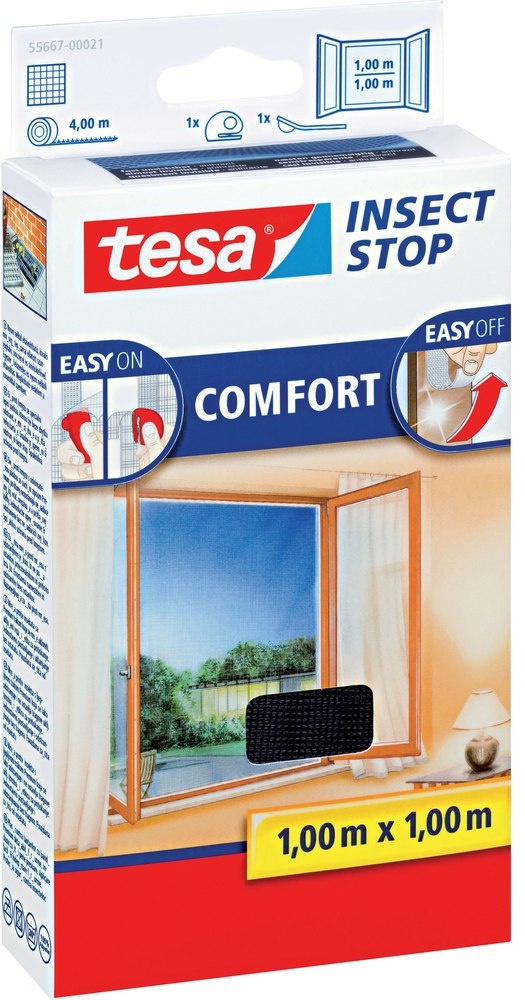 tesa® Fliegengitter COMFORT für Fenster Produktbild img1 L