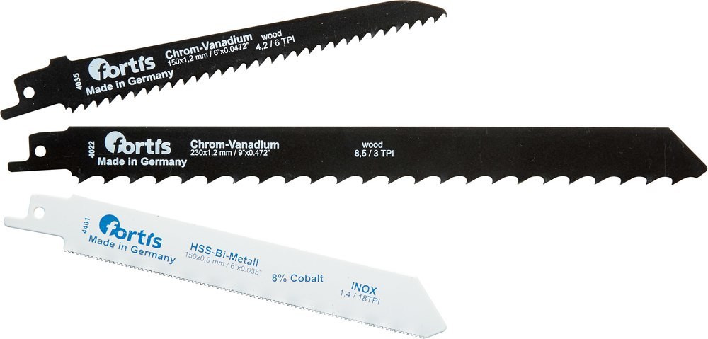 fortis Säbelsägeblatt-Set 3 teilig Produktbild img1 L