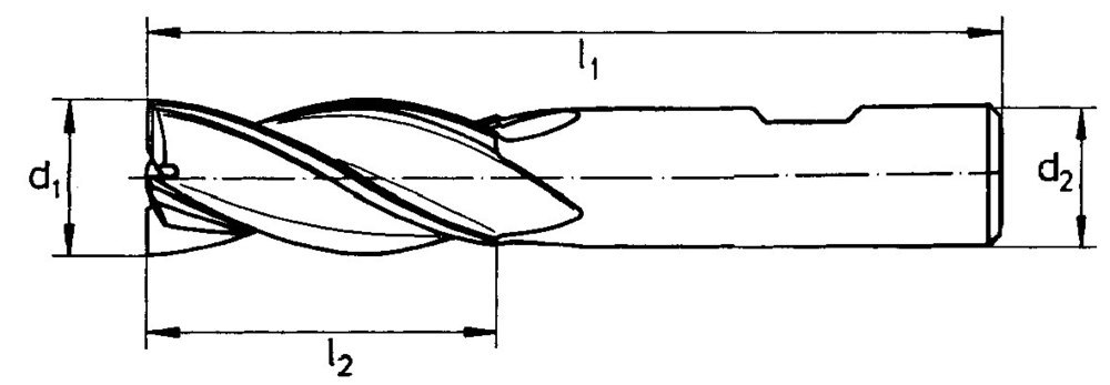 FORUM Schaftfräser DIN 844 K Produktbild img2 L