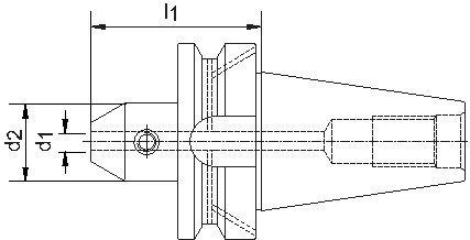 fortis Flächenspannfutter, JIS B 6339, Form AD; Produktbild img2 L
