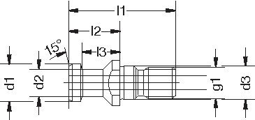 HAIMER Anzugsbolzen, DIN69872 A, SK Produktbild img2 L