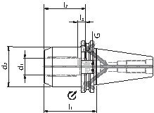 WTE Präzisions-HPH-Spannfutter, DIN69871, SK Produktbild img2 L