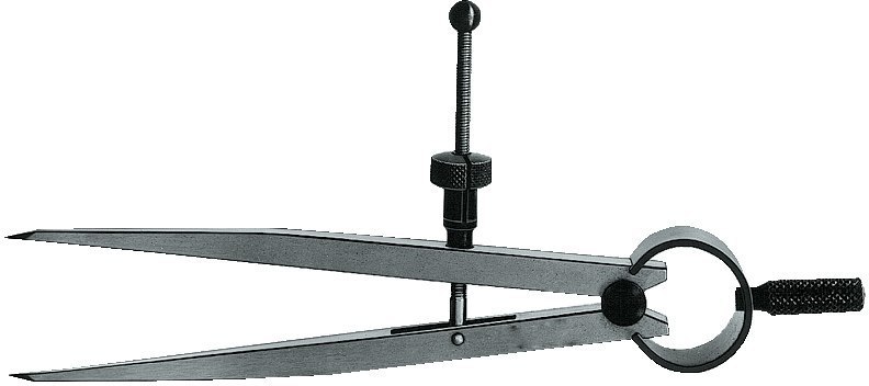FORUM Federzirkel, mit Schnellspannmutter Produktbild img1 L
