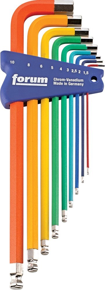 FORUM 6kt-Schl.-Satz DIN911L 9tlg. lack. Kugelk Produktbild img1 L