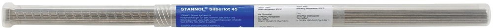 STANNOL Silberlot AG 45 Nr. 824510 1,5 x 500 mm Stannol Produktbild img1 L