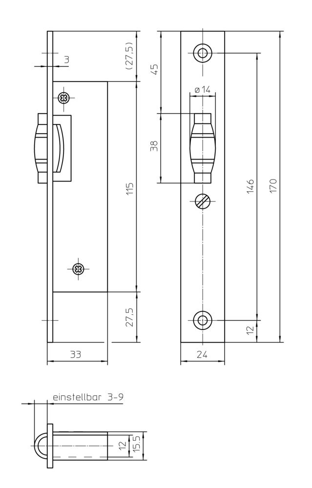 KFV Pendeltürschloss 78,UG,D0,F24x170ktg,ER Produktbild img2 L