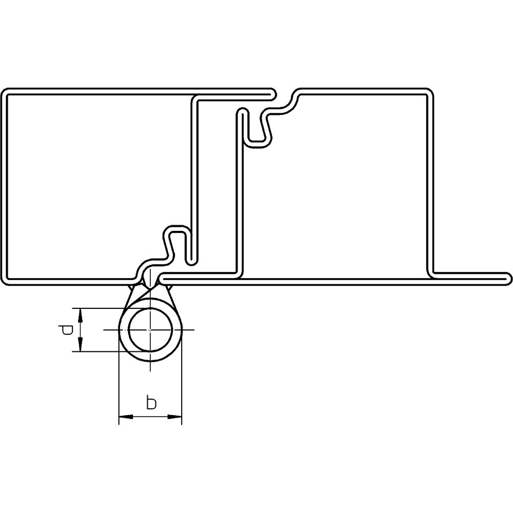 SIMONSWERK Anschweißband KO 50,2tlg,160x12x4 blank Produktbild img3 L