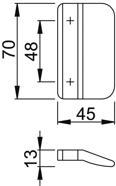 HOPPE® Ziehgriff K435, Kunststoff Produktbild img2 L