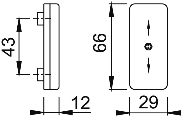 HOPPE® Verdeckrosette U34SV, Aluminium Produktbild img2 L