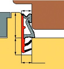 TRELLEBORG Flügelfalzdichtung L3000 Produktbild img2 L