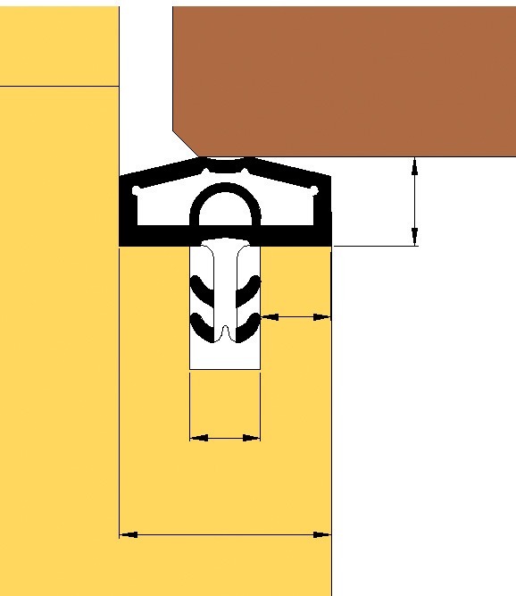 TRELLEBORG Dichtprofil L5010,TSP-Flex,weiß Produktbild img2 L