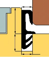 TRELLEBORG Flügelfalzdichtung L7550 Produktbild img2 L