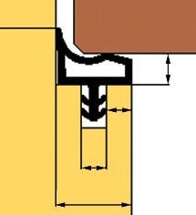 TRELLEBORG Dichtprofil L8002,TSP-Last,weiß Produktbild img2 L
