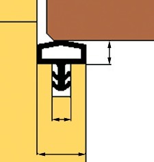 TRELLEBORG Dichtprofil SD016,TSP-Flex,weiß Produktbild img2 L