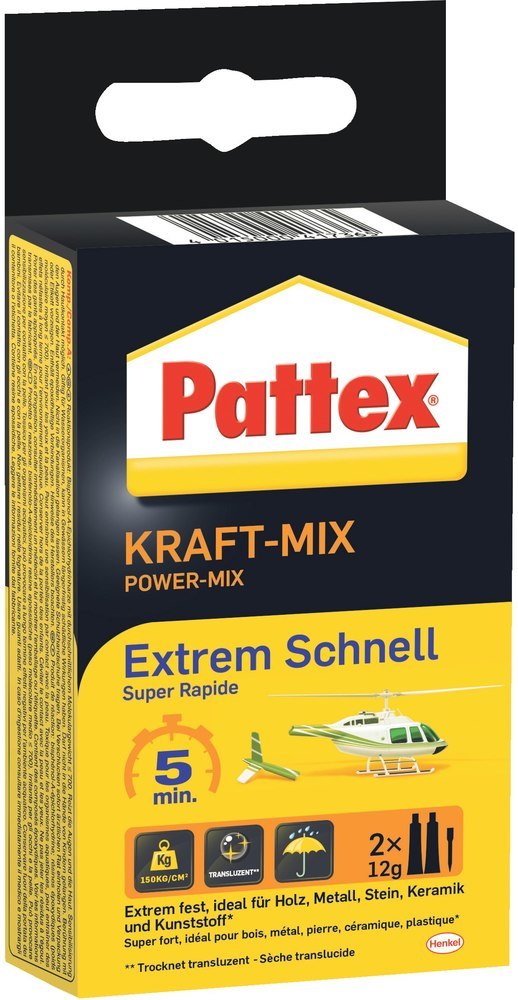 Pattex Kraft Mix Extrem Schnell 2x12g (F) Produktbild img1 L
