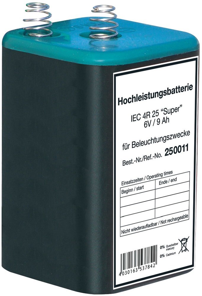 horizont Blockbatterie 6V/9Ah Produktbild img2 L