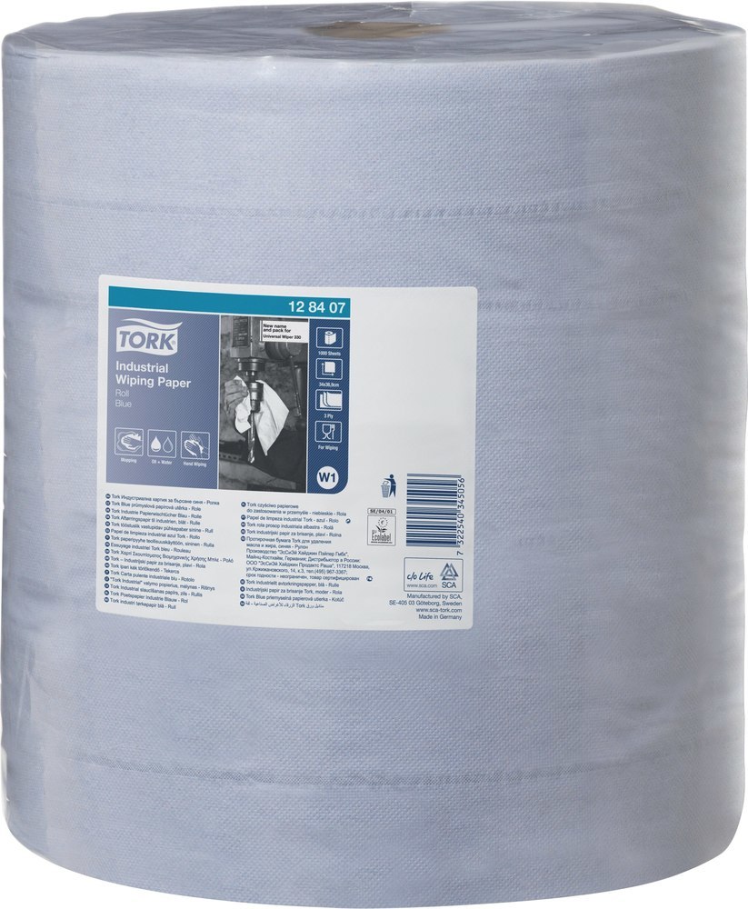 TORK Tork Univ. Wischtuch 330 blau 3lag. 37x34cm 1000Bl Produktbild img2 L