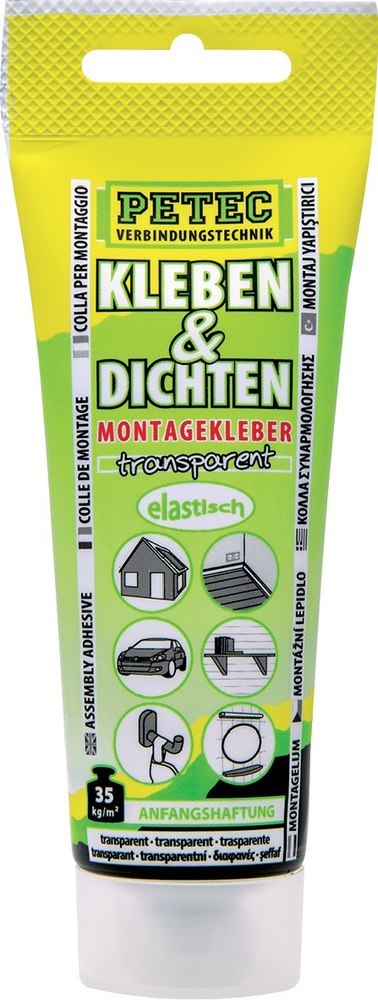 PETEC Montagekleber Kleben & Dichten 80m l, transparent Produktbild img1 L