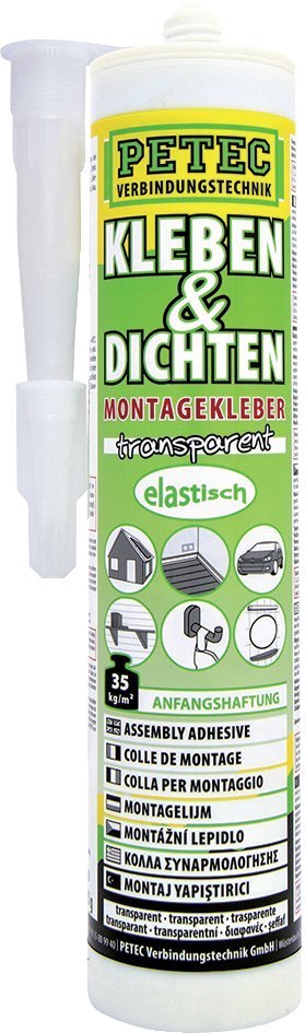 PETEC Kleben + Dichten Ecoline 290 ml, transparent Produktbild img2 L