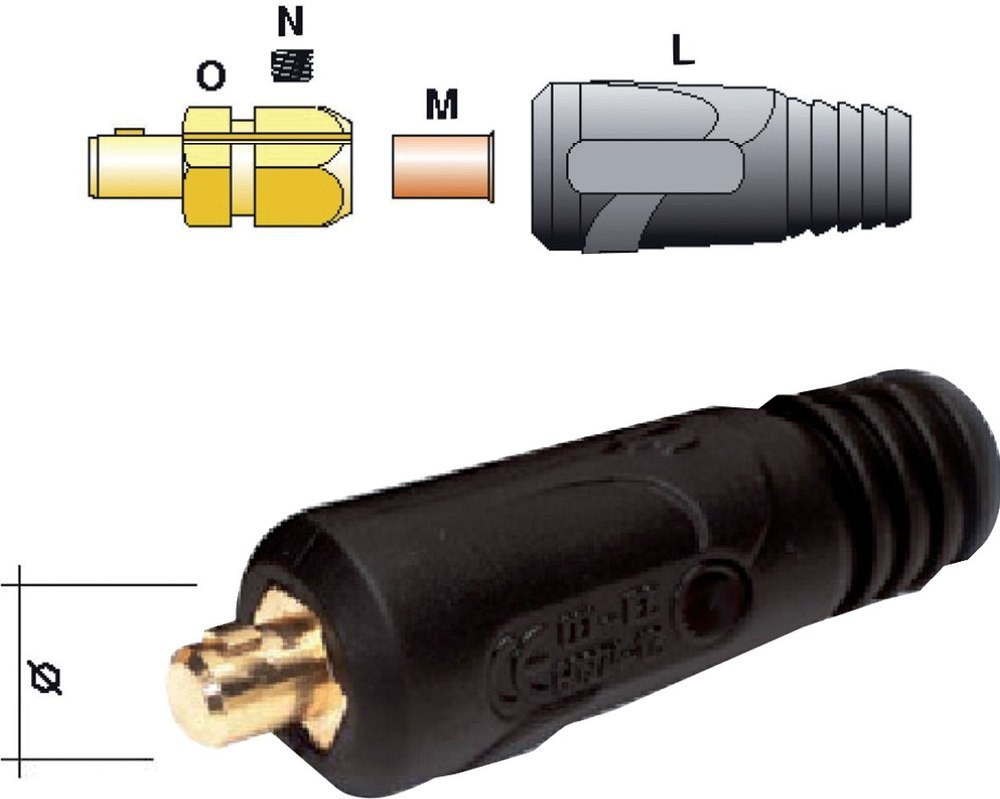 Steckerteil Standard 50-70 qmm 13er Dorn Produktbild img1 L