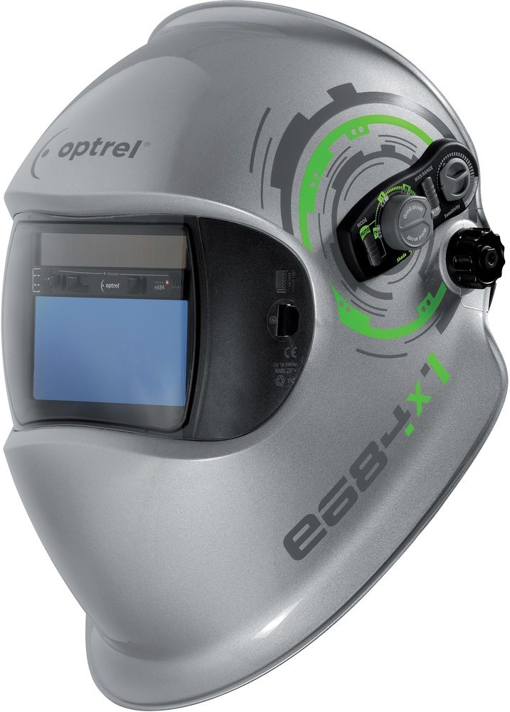 OPTREL Automatik-Schweißerhelm e684, sil ber Produktbild img1 L