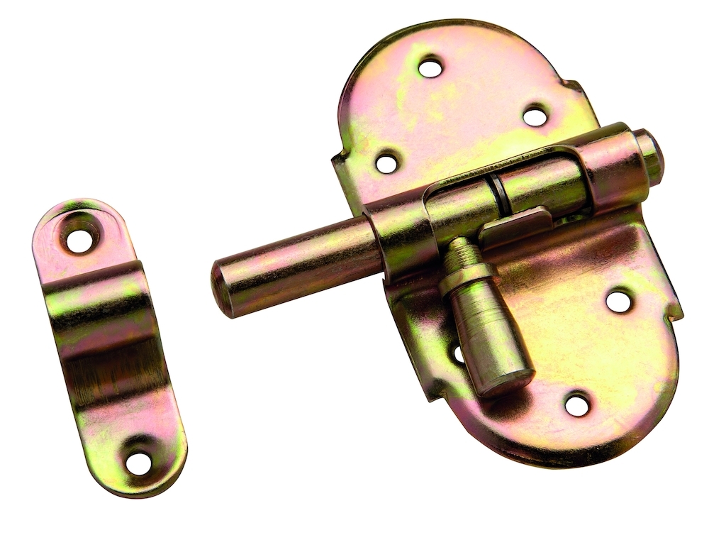 DENI® Grendelriegel,mit Schlaufe,gerade galvanisch verzinkt Produktbild img1 L