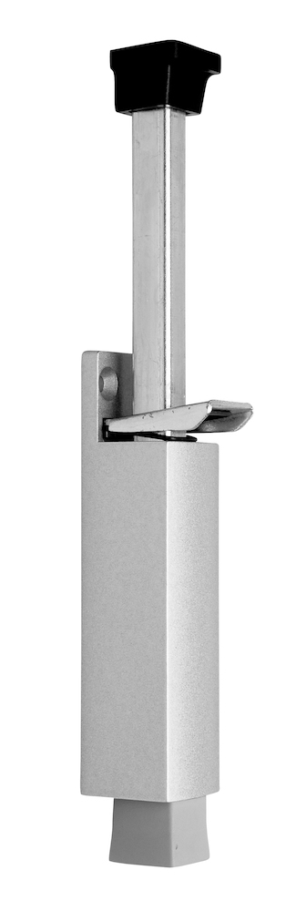 DENI® Türfeststeller 3836,Hub 90mm, silberfarben Produktbild img1 L