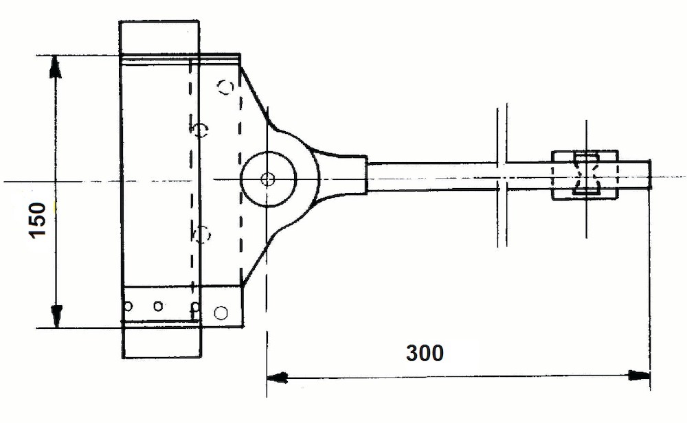 DENI® Federtürschließer 3983,Gr.150, bis 80kg,silber verzinkt Produktbild img2 L
