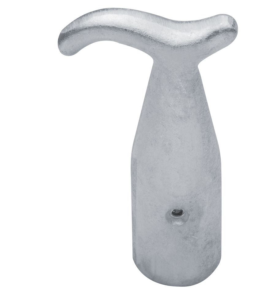 DENI OL-Stockhaken, für Oberlichtschnäpper, 4994,L 70mm,B 40mm, Aluminium, entgratet Produktbild img1 L