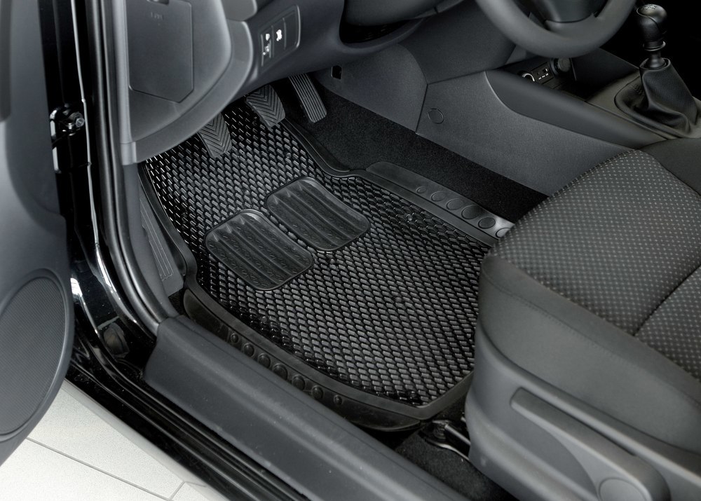 CARTREND Gummimattenset Gully 72x50,5cm mit Tropfgitter Produktbild img1 L