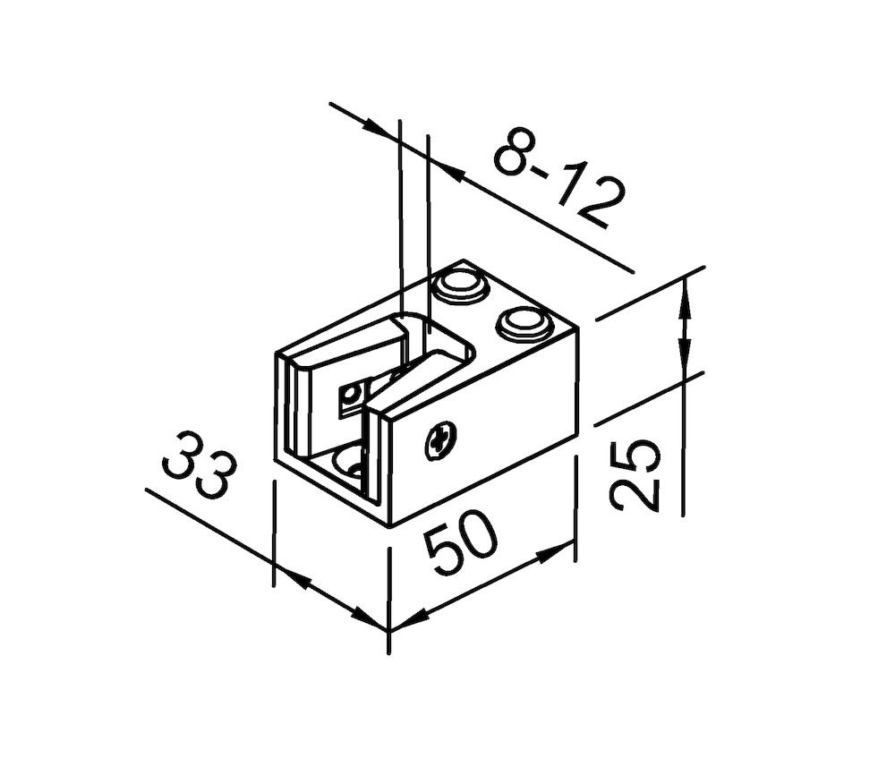 HELM OT-Anschlagpuffer, 200, zum Aufschrauben, Aluminium, edelstahloptik eloxiert Produktbild img2 L