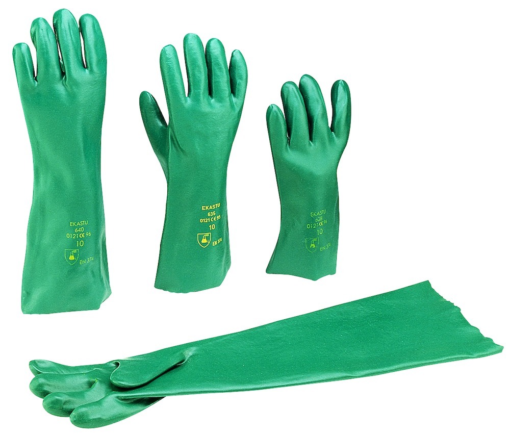 EKASTU Safety Handschuh 660, Gr. 10 60 c m lang, grün Produktbild img1 L