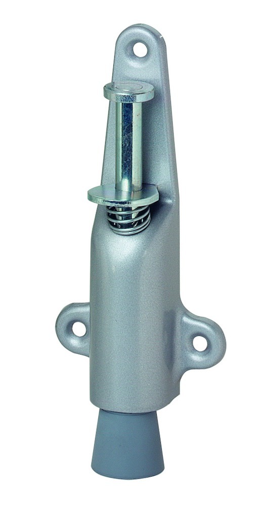 KWS Türfeststeller 1024,Hub 25mm, silberfarben, einbrennlack. Produktbild img1 L