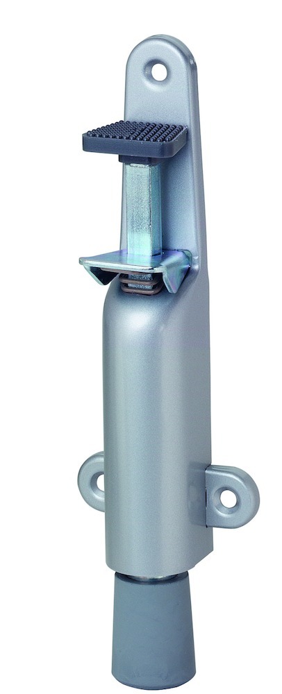 KWS Türfeststeller 1026,Hub 30mm, silberfarben, einbrennlack. Produktbild img1 L